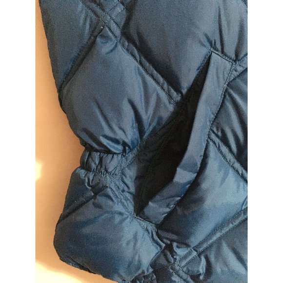 Eddie Bauer Medium Teal Quilted Goose Down Outdoor Casual Vest - Picture 2 of 4